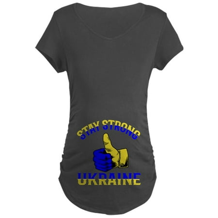 

CafePress - Stay Strong Ukraine Support Ukra Maternity T Shirt - Maternity Dark T-Shirt