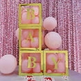 thumbnail image 2 of BalsaCircle 4 Gold 5" Letter C Cardstock Stickers Backdrop Wall Party Decorations, 2 of 8