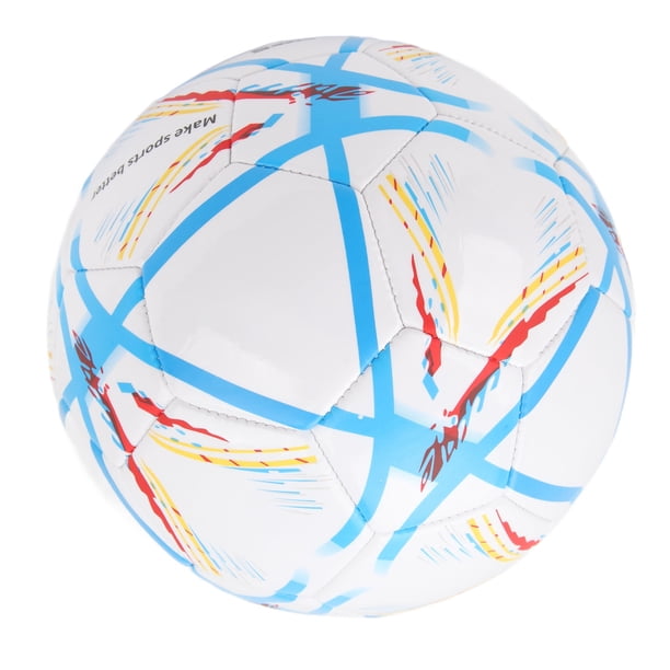 Balón de fútbol de tamaño 5 para adultos, balón de fútbol de PVC resistente al desgaste, fútbol a prueba de explosiones para práctica de entrenamiento con juegos, jugadores jóvenes y adultos