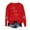Red B, variant on Enjoytime Valentine's Day Women's Sweatshirts Cute Heart Printed Crewneck Long Sleeve Tops Casual Loose Plus Size Blouse Red XXXL