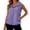 Purple, variant on Lightweight Vest Jackets for Women Summer Sleeveless Zip Up Hooded Outerwear with Pockets Breathable Travel Hiking Vest