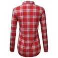 thumbnail image 3 of JJ Perfection Womens Long Sleeve Soft Button Down Shirt (Female Plus Size Available), 3 of 3