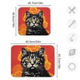 thumbnail image 3 of Cat Flowers Dish Drying Mat Dish Drainer Rack Mats Water Absorbent Non-Slip Easy Clean Heat Resistant for Kitchen Counter, 3 of 8
