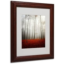 Trademark Fine Art "Leafless" Canvas Art by Philippe Sainte-Laudy, Wood Frame