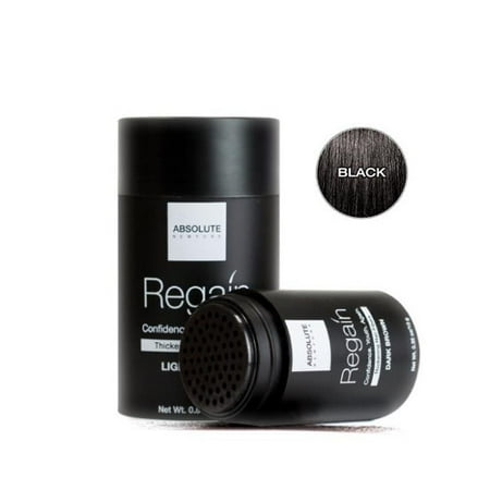 Absolute Regain Hair Fiber Medium Size Black Walmart Com