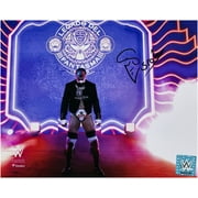 Santos Escobar WWE Autographed 8" x 10" Entrance Wearing Mask Photograph - Fanatics Authentic Certified