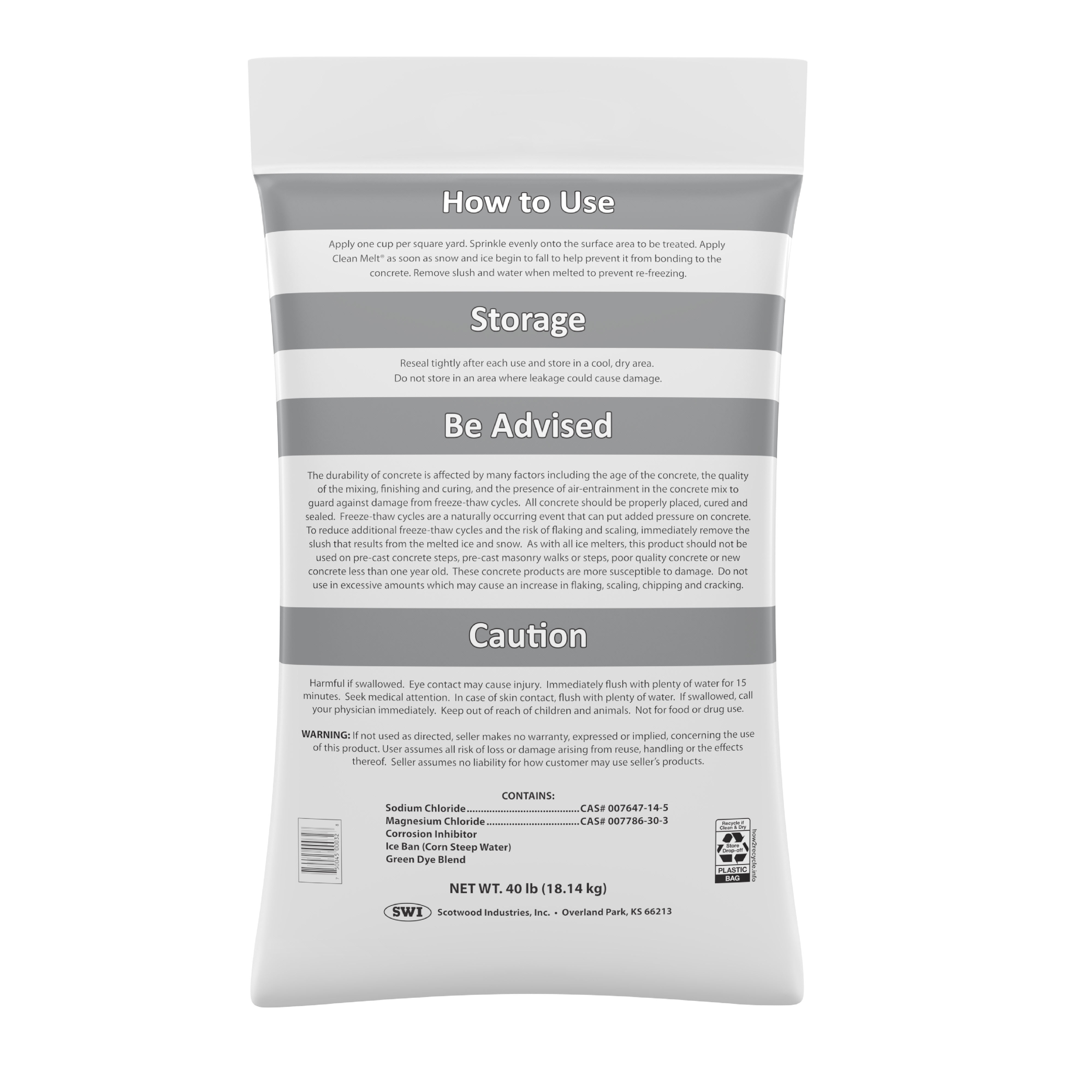 50 lb. Road Runner Ice Melt Blend Pail