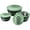 Green, variant on Pinnacle Thermoware 3-Pc 1qt, 2qts, and 2.6qts Insulated Bowl with Lid Casserole Dish Set, Pink