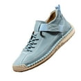 thumbnail image 2 of Domuza Womens Orthopedic Shoes Arch Support Slip on Non Slip Nurse Shoes Wide Width Mesh Stretch Work Shoes Soft 2026 Orthopedic Shoes Light Blue 6.5（EU-37）, 2 of 6
