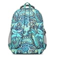thumbnail image 3 of Paisley Pattern Backpack for School,Cute School Bag,Schoolbag with Adjustable Shoulder Straps & Padded Back,16.9 Inch, 3 of 5