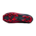thumbnail image 3 of zephz Men's Wide Traxx Soccer Cleat Black/Space Cherry,, Sizes 6.5EE to 13EE, 3 of 5
