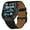 Black Black, variant on AP Leather Band Compatible with Apple Watch Ultra 2 Band 49mm 46mm 45mm 44mm, Rugged Vintage Genuine Leather Extra 26mm Wide Watch Bracelet for iWatch Series 10 9 8 SE 7 6 5 Men