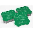thumbnail image 4 of Inkdotpot Pack Of 100 Real Silver Foil Bracket Shape Paper Tags Merry Christmas & Happy Text Favor Hang Tags, 4 of 7