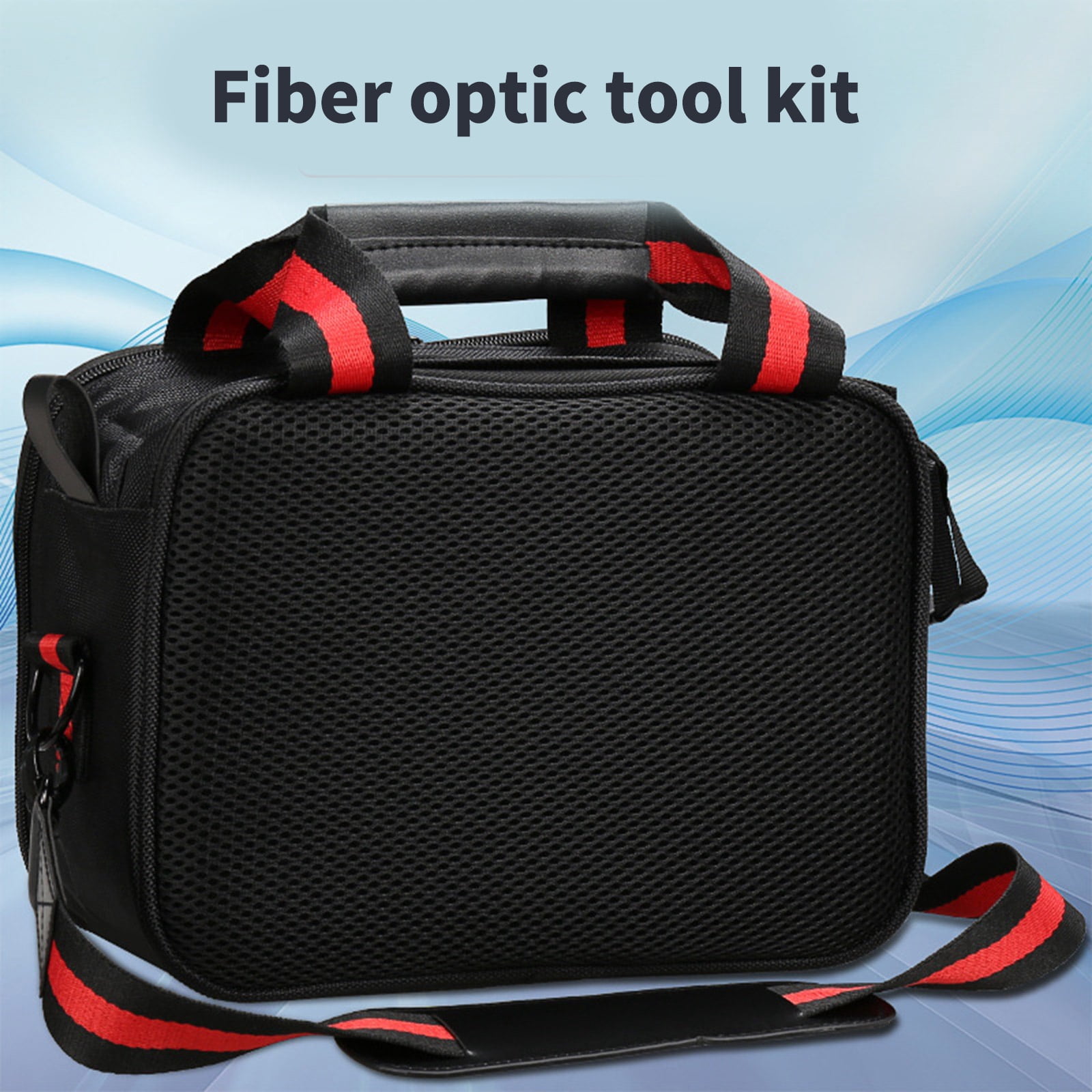 BELOWSYALER Fiber Optical Tool Storage Bag Large Capacity Portable Electrician Tool Bag Waterproof Tool Bag Organizers Maintenance