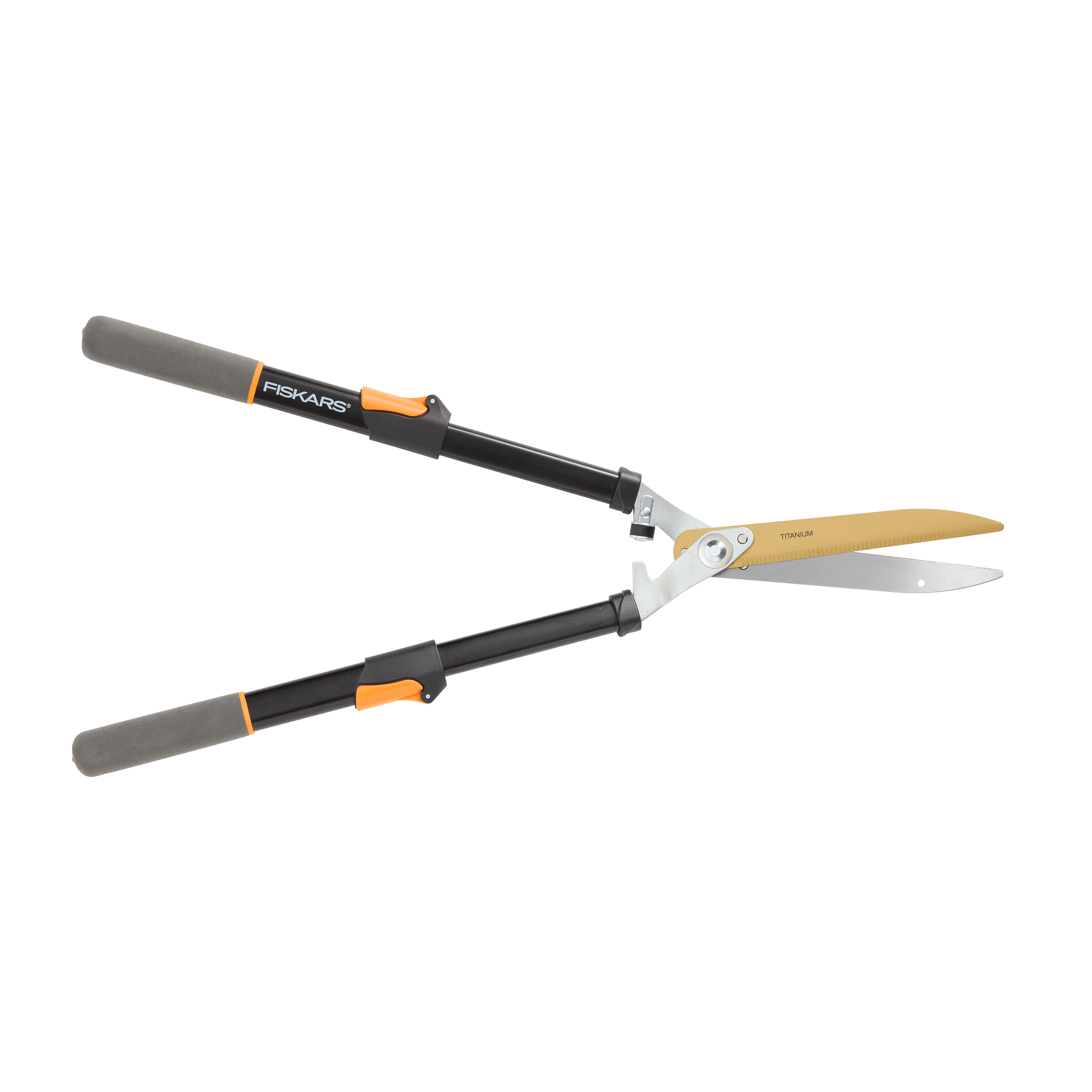 Fiskars Extendable Power-Lever Titanium Hedge Shears