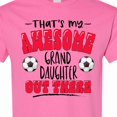 thumbnail image 4 of Inktastic That's My Awesome Granddaughter out There with Soccer Balls T-Shirt, 4 of 5