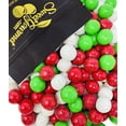 thumbnail image 7 of SweetGourmet Christmas Milk Chocolate Malt Balls | Red, White, Green | 1 Pound, 7 of 7