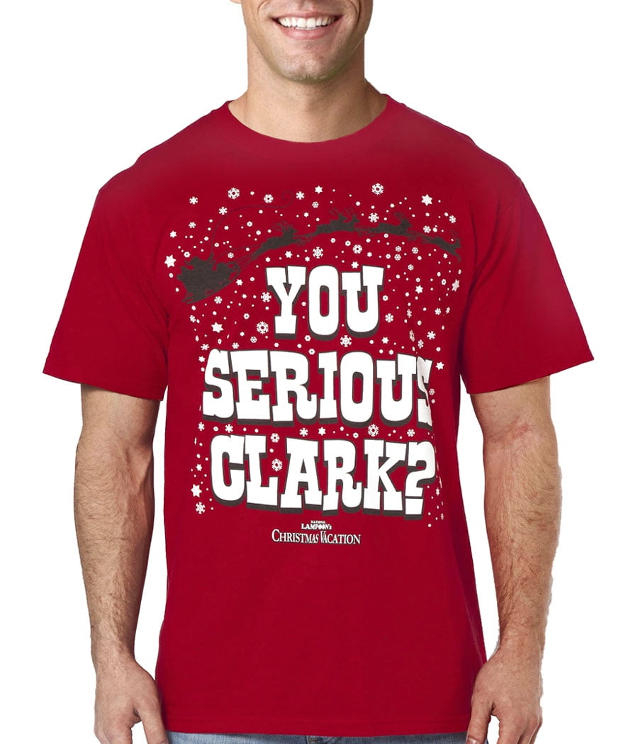 Christmas Vacation You Serious Clark T Shirt Mens Licensed Holiday Movie Navy