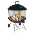 thumbnail image 1 of Landmann USA 28 Inch Heatwave Outdoor Wood Burning Fireplace with Cooking Grate, 1 of 5