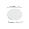 thumbnail image 4 of Uxcell Self-adhesive Screw Hole Covers Caps Dustproof Sticker White Maple Wood 2Sheet, 4 of 5