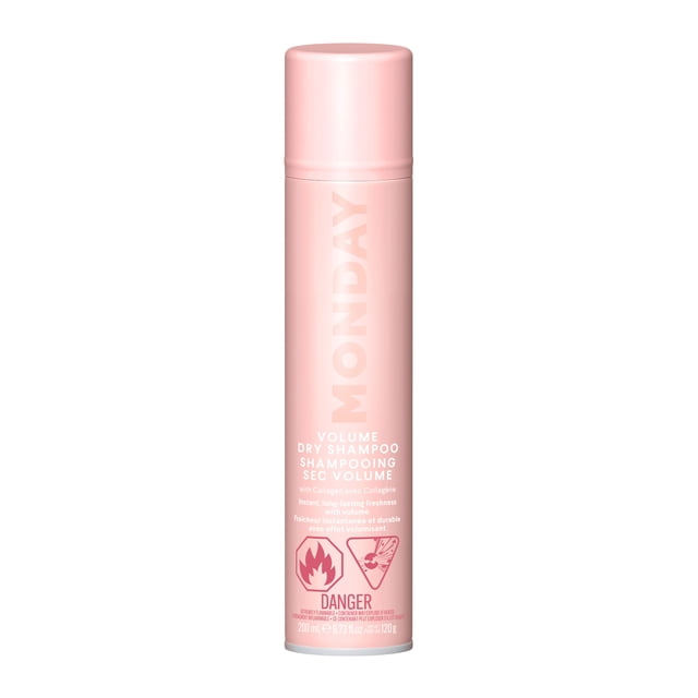 MONDAY Haircare VOLUME Shampooing Sec avec Collagène, Absorbant l'Huile Idéal pour Cheveux Clairsemés & Fins