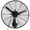 20”Black, variant on 26" High Velocity Wall Mount Fan, Industrial Oscillating Fan with 4 Speeds & BLDC Copper Motor, Heavy Duty Metal, Black