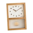 thumbnail image 4 of Reloj de pared, silencioso, moderno, ligero, decorativo, de madera, para cafetería, , habitación infantil, dormitorio, regalo para, 4 of 9