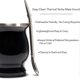 thumbnail image 3 of Double-Wall Mate Tea Set Coffee Water Mate Tea Cup with Spoon, 3 of 5