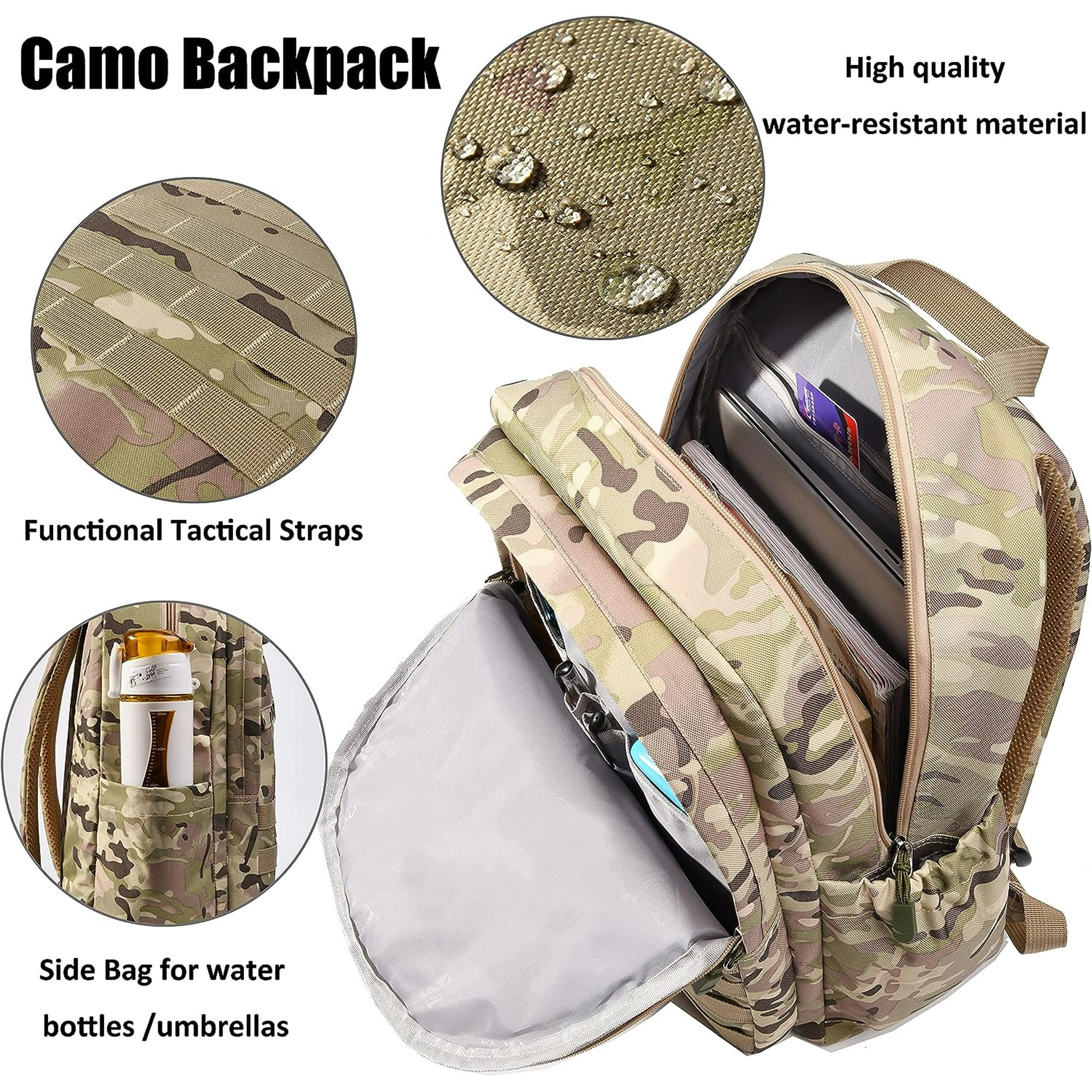 Camo boys backpack sale