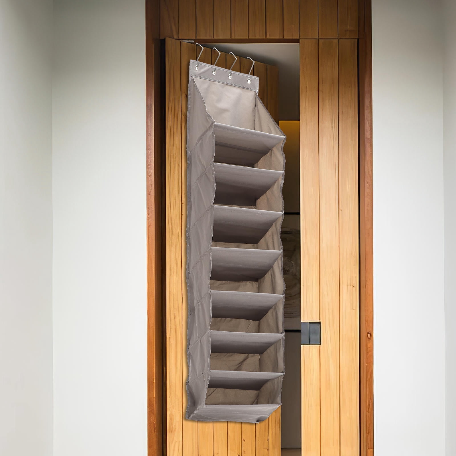 ULTNICE Wall Mountable Hanging Shoe Storage Organiser Grey 1Pcs