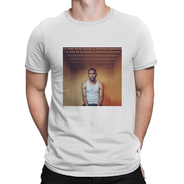 Camiseta de hip hop de cantante estadounidense popular, camiseta informal de F-Frank Oceans para hombres y mujeres.