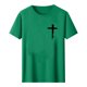 thumbnail image 3 of Tops de Cuello Redondo para las Mujeres Impreso Manga Corta Suéter Casual Blusa Verano Suave, 3 of 5
