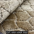 thumbnail image 5 of Custom Size Anti-Slip Latex Back Medium Profile Cut & Loop Pile Geometric Design Runner Rugs ( 17' x 26"), 5 of 7