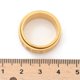 thumbnail image 4 of Star & Moon & Sun Stainless Steel Rotatable Finger Ring Fidget Spinner Ring for Calming Worry Meditation Golden US Size 8 1/2(18.5mm), 4 of 4
