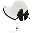 thumbnail image 2 of Sun Hats for Women Wide Brim Straw Beach Hat UV UPF 50+ Foldable Summer Sun Hat, 2 of 7