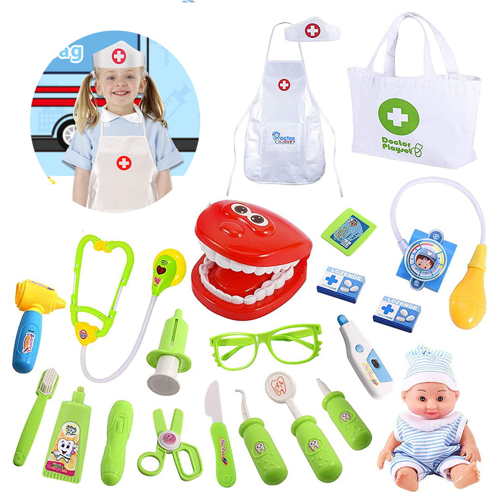 Hello Kitty Hospital Play Set Doctor Nurse Clinic Role Kit Kids Child Girls Gift 
