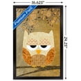 thumbnail image 3 of Artistic Antique Owl Wall Poster, 14.725" x 22.375", Framed, 3 of 5