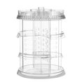 thumbnail image 2 of 360°Rotation Adjustable Seven-layer Transparent Plastic Makeup Rack Organizer Cosmetic Storage Box-C, 2 of 8