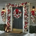 thumbnail image 7 of Buitifor Christmas Porch Sign Set Red Xmas Hanging Decorations For Home Outdoor Indoor Wall Front Door Decor, 7 of 7