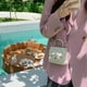 thumbnail image 5 of Bolso pequeño de verano para mujer, estilo socialité, portátil, cuadrado, pequeño, con cadena de rombos, bolso de mensajero que combina con todo, 5 of 5