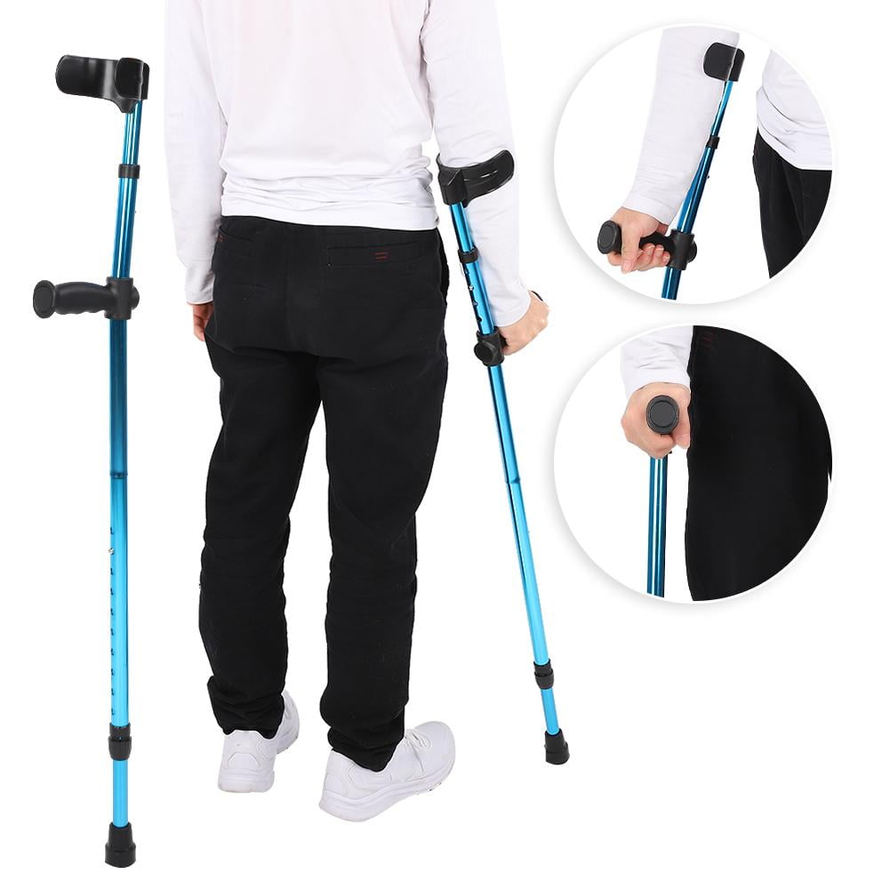 Peahefy Elderly Cane,Portable Folding Walking Stick Adjustable