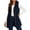 Navy,sleeveless jacket women, variant on Get It Fast Ladies Lightweight Winter Vest Sleeveless Hooded Jacket Fleece Button up Jacket Solid Color Outerwear with Pockets My Order My Items