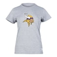 thumbnail image 1 of NFL Playera Aficionado Básica Minnesota Vikings Gris para Mujer, Talla Extra Grande, 1 of 5