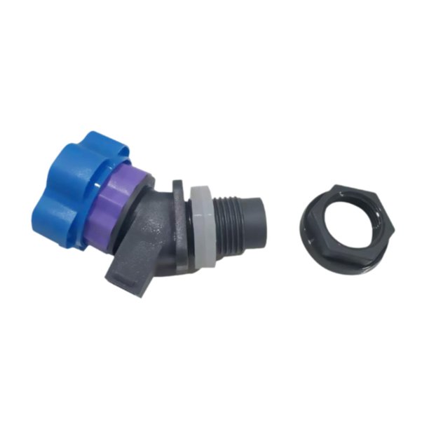Reemplazo del accesorio del grifo de agua con interruptor y tapón a prueba de polvo y perilla a prueba de fugas gris oscuro