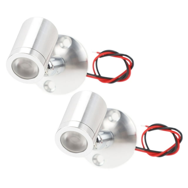 LED Spotlights, DC12V Adjustable Angle 2 Pack LED Spot Lights, High Brightness Indoor Accent Lighting, Ceiling Spot Light for Jewelry Display Case, Shopping Malls, Supermarkets