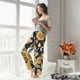 thumbnail image 5 of Balery Mushrooms Honeycomb Pantalones de pijama para mujer, pijamas ultraligeros, pantalones de estar por casa-Large, 5 of 6