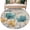 Turquoise, variant on Blue Yellow Tulips Area Rugs 5'x7', Small Throw Rugs for Laundry Room Playroom, Retro Farmhouse Flower Barn Doors Wooden Indoor Outdoor Rug Non-Slip Low Pile Carpet Runner Reversible Floor Mats