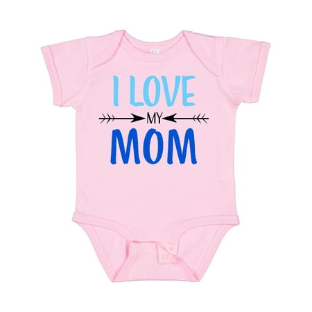 

Inktastic I Love My Mom Mothers Day Gift Baby Boy or Baby Girl Bodysuit