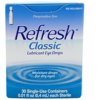 Refresh Lubricant Eye Drops Classic Dry Relief Sterile, 0.01oz, 6-Pack
