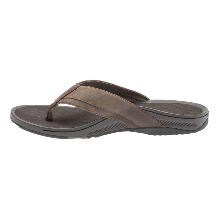 ABEO Men\'s Austin Neutral - Flip Flop Sandals in Brown Size 10Neutral ABEO Avalon Neutral - Flip Flop Sandals in Brown - Walmart.com main image 3
